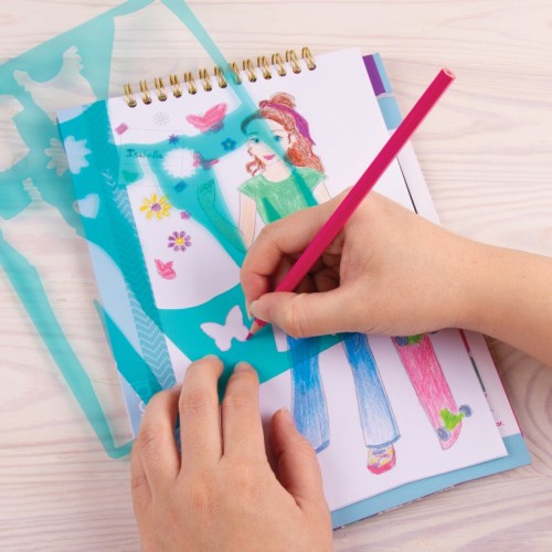 Make It Real Fashion Sketchbook Fashion Design Sketchbook Blooming Vibes 3209 695929032098