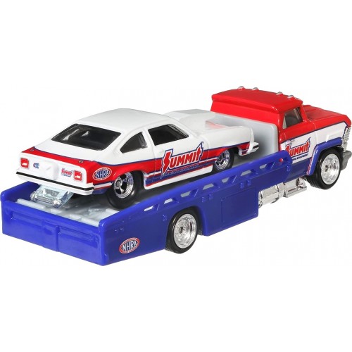 Mattel Hot Wheels Νταλίκα Με Αυτοκινητάκι 74 Chevrolet Vega Pro Stock & Horizon Hauler FLF56 / GRK63 887961906325