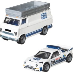 Mattel Hot Wheels Ford RS200 and Rally Van FLF56 / GTT28 887961920390