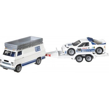 Mattel Hot Wheels Ford RS200 and Rally Van FLF56 / GTT28 887961920390
