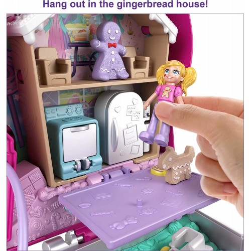 Mattel Polly Pocket Mini - Ο Κοσμος Της Σετακια Candy Cutie Gumball Compact FRY35 / GTN23 887961918526