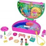 Mattel Polly Pocket Watermelon Pool Party Compact Playset With Scented Feature, 2 Micro Dolls, 12 Accessories FRY35 / HCG19 1947