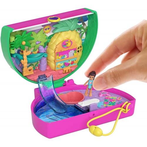 Mattel Polly Pocket Mini - Ο Κοσμος Της Σετακια Watermelon Pool Party FRY35 / HCG19 194735009336