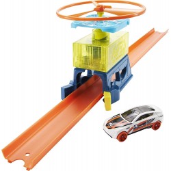 Mattel Hot Wheels Track Builder Drone Lift-Off Pack, And Platform Snap Onto Track GLC87 / HDX76 194735034406