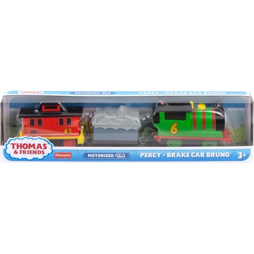 Mattel Τομας Το Τρενακι -Μηχανοκινητα Τρενα Με 2 Βαγονια Percy Brake Car Bruno Motorized Battery-Powered HFX97 / HHN44 194735073