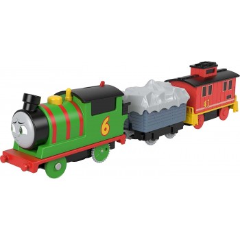Mattel Τομας Το Τρενακι -Μηχανοκινητα Τρενα Με 2 Βαγονια Percy Brake Car Bruno Motorized Battery-Powered HFX97 / HHN44 194735073