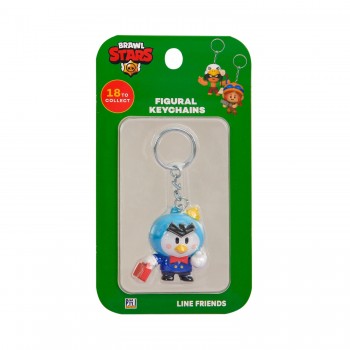PMI Ltd Brawl Stars Figural Keychains - 1 Pack S1 BRW8010 7290117581346