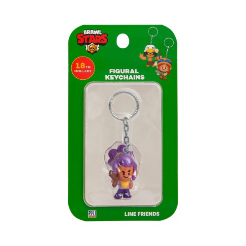 PMI Ltd Brawl Stars Figural Keychains - 1 Pack S1 Random BRW8010 7290117581346
