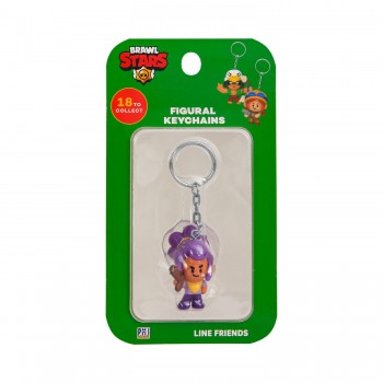 PMI Ltd Brawl Stars Figural Keychains - 1 Pack S1 BRW8010 7290117581346