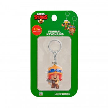 PMI Ltd Brawl Stars Figural Keychains - 1 Pack S1 BRW8010 7290117581346
