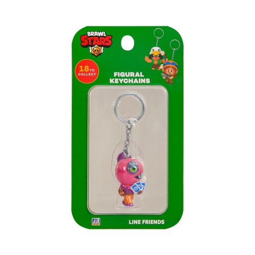 PMI Ltd Brawl Stars Figural Keychains - 1 Pack S1 Random BRW8010 7290117581346