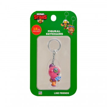 PMI Ltd Brawl Stars Figural Keychains - 1 Pack S1 BRW8010 7290117581346