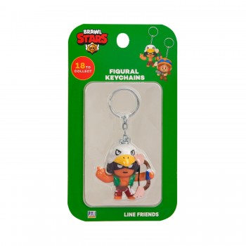 PMI Ltd Brawl Stars Figural Keychains - 1 Pack S1 BRW8010 7290117581346
