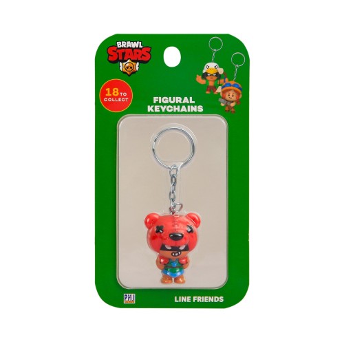 PMI Ltd Brawl Stars Figural Keychains - 1 Pack S1 BRW8010 7290117581346