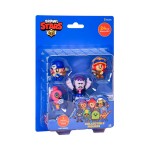 PMI Ltd Brawl Stars Collectible Figures 5 Pack Including 1 Rare Hidden Character S1 Random BRW2040 7290117581186