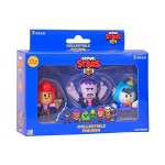 PMI Ltd Brawl Stars Collectible Figures - 3 Pack S1 Random BRW2021 7290117582572