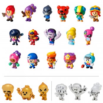 PMI Ltd Brawl Stars Collectible Figures - 2 Pack S1 Random BRW2015 7290117581162