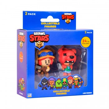 PMI Ltd Brawl Stars Collectible Figures - 2 Pack S1 Random BRW2015 7290117581162