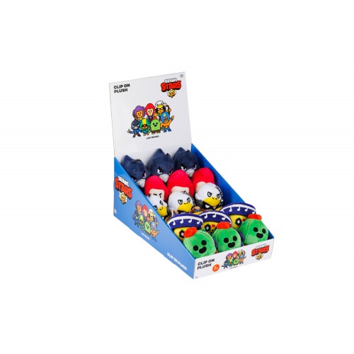 PMI Ltd Brawl Stars Clip On Plush Characters 13 Cm S1 BRW7004 7290117581407
