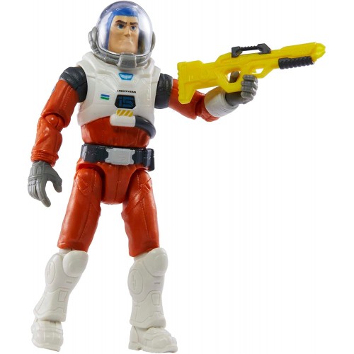 Mattel Disney Pixar Lightyear Xl-15 Buzz Figure, Authentic Action Figure 5 Inches Tall With 12 Posable Joints And Accessory HHJ7