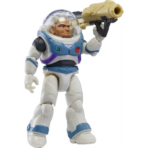 Mattel Disney Pixar Lightyear Space Ranger Alpha Darby Steel Figure, Authentic Action Figure 5 Inch Scale,14 Posable Joints HHJ7