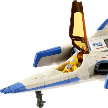 Mattel Disney Pixar Lightyear Hyperspeed Series Xl-12 Spaceship And Buzz Figure, Approx 6 Inch Long HHJ93 / HHJ98 194735069316