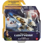 Mattel Disney Pixar Lightyear Hyperspeed Series Xl-15 Battle Damage Spaceship And Buzz Figure, 6 Inch Long  HHJ93 / HJG86 194735