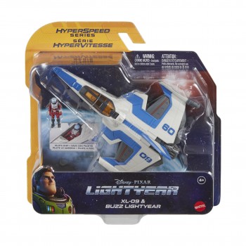 Mattel Disney Pixar Lightyear - Αεροσκάφη Με Φιγούρα Hyperspeed Series Lightyear Xl 09 Spaceship And Buzz HHJ93 / HJG85 19473508