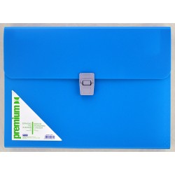 A&G PAPER Folder Harmonica with Button A4 13T. Turquoise 29481 5205616294811