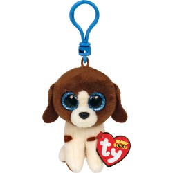 ty Beanie Boos Muddles Plush Clip Dog Brown And White 8.5Cm 1607-35245 008421352456