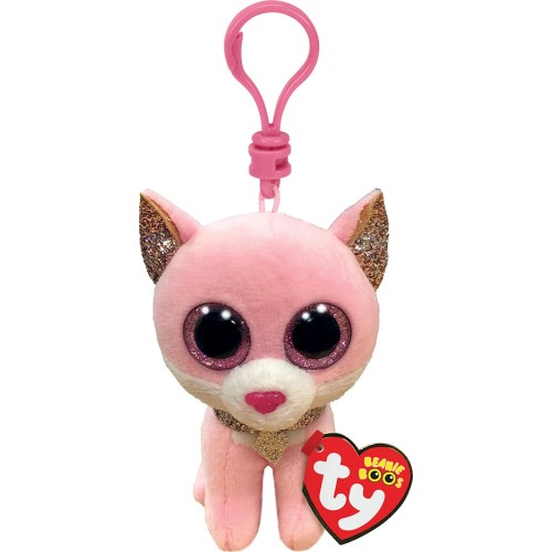 ty Beanie Boos Fiona Plush Clip Kit Pink 8.5Cm 1607-35247 008421352470