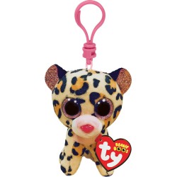 ty Beanie Boos Livvie Plush Clip Leopard Brown And Pink 8.5Cm 1607-35248 008421352487