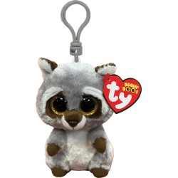 ty Beanie Boos Oakie Plush Clip Raccoon Gray 8.5Cm 1607-35252 008421352524