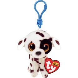 ty Beanie Boos Luther Plush Clip Dalmatian Dog White And Black 8.5Cm 1607-35254 008421352548