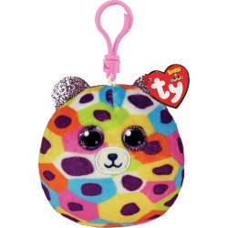 ty Squishy Beanies Giselle Χνουδωτό Κλιπ Λεοπάρδαλη Πολύχρωμο 1607-39564 008421395644