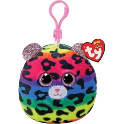 ty Squishy Beanies Dot Plush Clip Leopard Multicolor 1607-39568 008421395682
