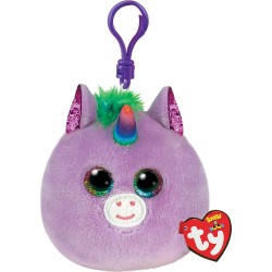 ty Squishy Beanies Rosette Χνουδωτό Κλιπ Μονόκερος Μωβ 1607-39569 008421395699