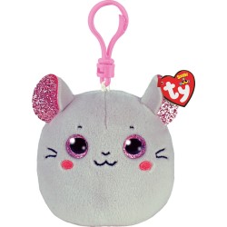 ty Squishy Beanies Catnip Χνουδωτό Κλιπ Ποντικάκι Γκρι 1607-39570 008421395705
