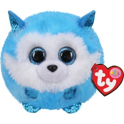 ty Beannie Balls Prince Plush Husky Dog Light Blue 1607-42513 008421425136