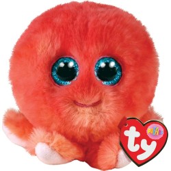 ty Beannie Balls Sheldon Χνουδωτό Χταπόδι Κοραλί 1607-42527 008421425273