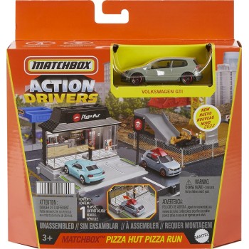 Mattel Sets Action Drivers Pizza Hut Pizza Run Volkswagen GTI HJT89 / HJT90 194735094844
