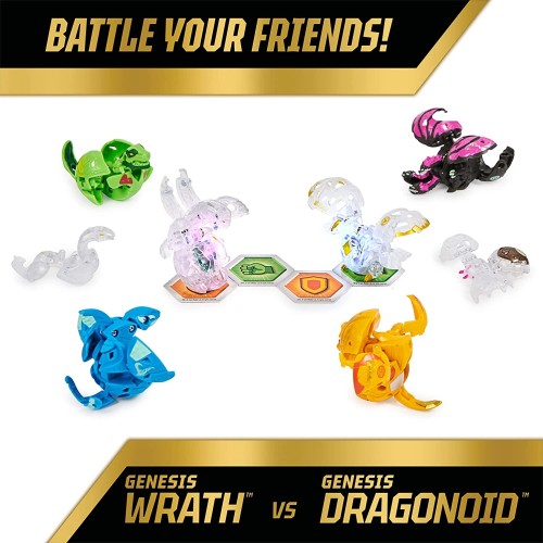 Spin Master Bakugan Evolutions, Genesis Collection Pack, Includes New Light Up 6064120 778988422380