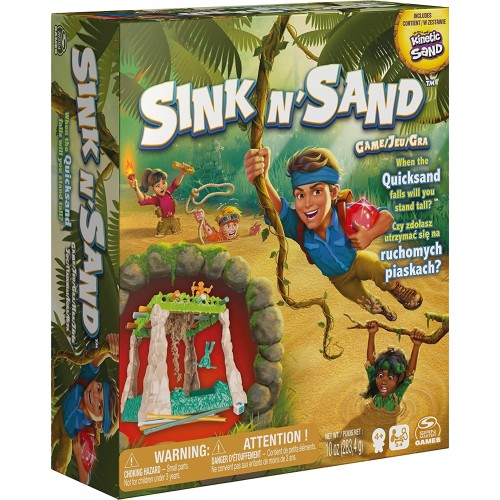 Spin Master Accompanying Arcade Game Sink N Sand + Kinetic Sand 6065695 778988441046