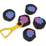 Spin Master Kinetic Sand, Slice N Surprise Set With 383G Of Black, Pink And Blue Play 6063482 778988378113