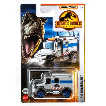 Mattel Match Box Jurassic World Αυτοκινητάκια Μεταλλικά FMW90 887961583823