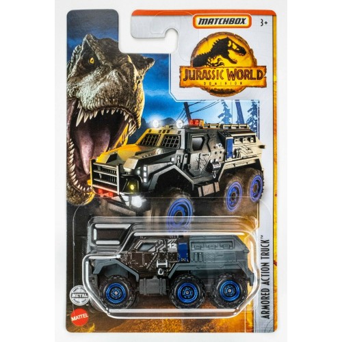 Mattel Match Box Jurassic World Αυτοκινητάκια Μεταλλικά FMW90 887961583823