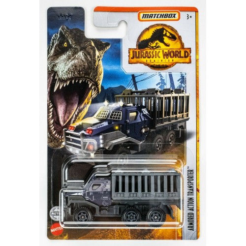 Mattel Match Box Jurassic World Αυτοκινητάκια Μεταλλικά FMW90 887961583823