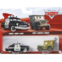 Mattel Cars Αυτοκινητακια - Σετ Των 2 Sheriff and Sarge DXV99 / HFH20 194735040384