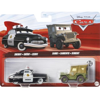 Mattel Cars - Set Of 2 Sheriff and Sarge DXV99 / HFH20 194735040384
