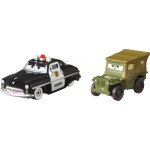 Mattel Cars - Set Of 2 Sheriff and Sarge DXV99 / HFH20 194735040384